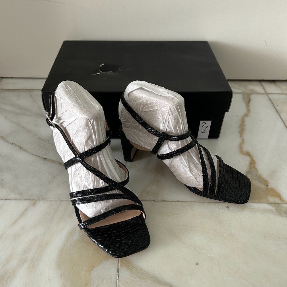 NEW 27 EDIT Naturalizer Iryna Dress Sandal, Black